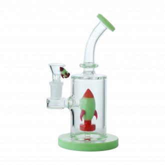 7" Rocket Launch Showerhead Perc Water Pipe