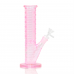 9.5 inch brick textured straight glass water pipe