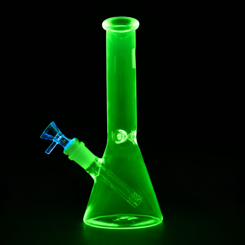 10" Day Glow Ice-Pinch Beaker Water Pipe