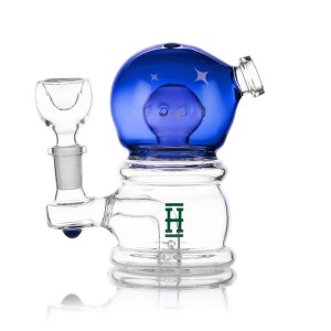 Hemper Crystal Ball with Built-In Perc Water Pipe Rig - [LCSI-15]