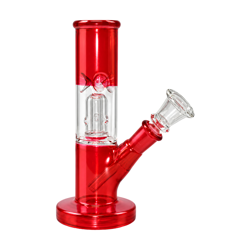 6" Single Dome Perc Straight Tube Water Pipe