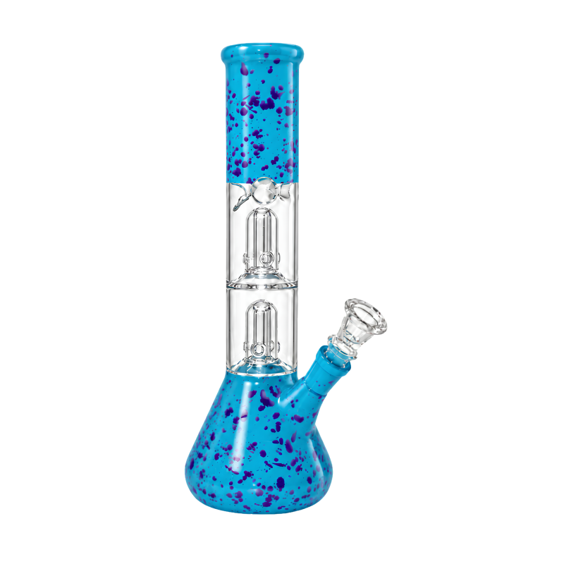 10" Double Dome Perc Beaker Water Pipe