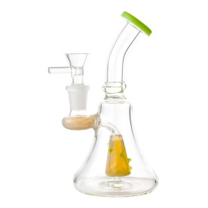 7" Mini Cone Perc Beaker Water Pipe - [HXCP006]