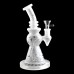 9-inch Halloween Art Frosted Water Pipe – Spooky Glass Design