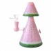 8-inch Double Peak Watermelon Water Pipe – Artistic Fruity Glass Design