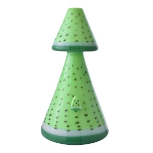 8" Double Peak Watermelon Water Pipe -  [HXCP123]