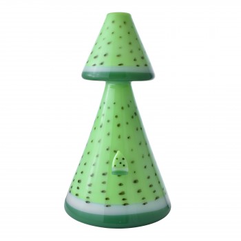 8" Double Peak Watermelon Water Pipe -  [HXCP123]