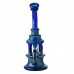 9 Inch Four Pillar Incycler Recycler Glass Water Pipe [HXCP125]