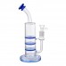 10-inch Triple Honeycomb Perc Water Pipe – Stacked Percolator Glass Bong