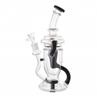 10" Loop Chamber Showerhead Perc Recycler Water Pipe - [HXCP153]