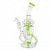 10-inch Loop Chamber Showerhead Perc Recycler Water Pipe