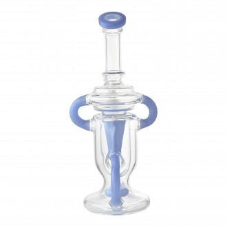 10" Loop Chamber Showerhead Perc Recycler Water Pipe - [HXCP153]