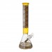 16.5-inch Ace of Spades Beaker Water Pipe – Glow in the Dark – 25mm Thick Base