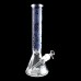 15.5 Inch Honeycomb Art Beaker Glass Water Pipe [HXCP393]