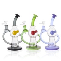 9" Galactic Core Orb Showerhead Perc Recycler Water Pipe - [HXCP448]