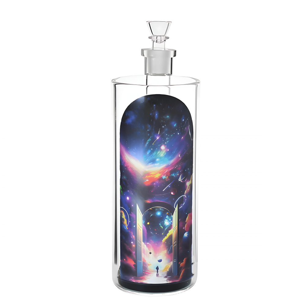 On Point Glass - 10" Galactic Gateway - A Cosmic Adventure Gravity Water Pipe