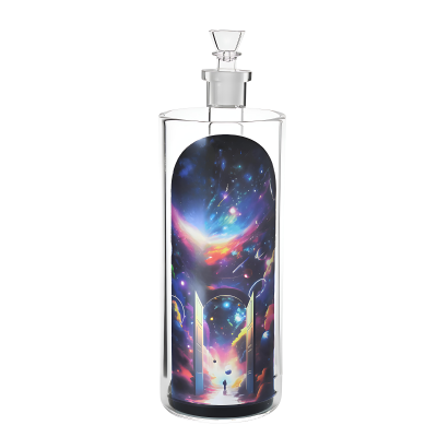 On Point Glass - 10" Galactic Gateway - A Cosmic Adventure Gravity Water Pipe