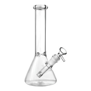 10"  4mm Thickness Beaker Water Pipe - Clear [HXCP941]