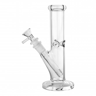 8" 4mm Thickness Straight Tube Water Pipe - Clear [HXCP946]