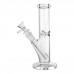 8 Inch Clear Straight Tube Water Pipe – 4mm Thick Glass