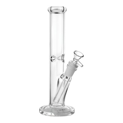 10" 4mm Thickness Straight Tube Water Pipe - Clear [HXCP947]