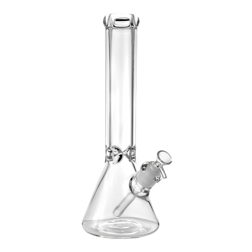 14 Inch Clear Beaker Water Pipe – 9mm Thick Glass