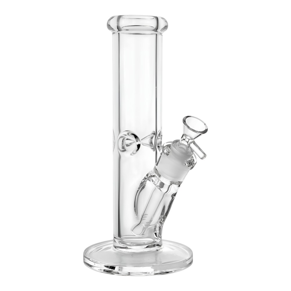 10 Inch Clear Straight Tube Water Pipe – 7mm Thick Glass