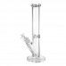 14 Inch Clear Straight Tube Glass Water Pipe – 7mm Thick