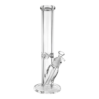 14" 9mm Thickness Straight Tube Water Pipe - Clear [HXCP994]