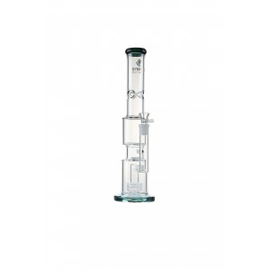 17" High Point Glass Double Chamber Tire Perc Water Pipe [D-705]