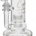 12" High Point Glass Crystal Series Double Matrix Perc Straight Water Pipe - [ES2232]