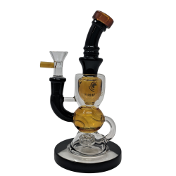 High Point Glass - 8" Matrix Perc Recycler Rig Water Pipe 14Female [OG27]