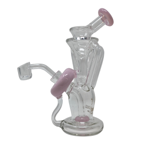 High Point Glass - 7" Donut Recycler Rig Water Pipe 14Female [OG56]