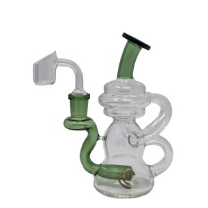 High Point Glass - 6" Inline Perc Rig Water Pipe 14Female [OG82]
