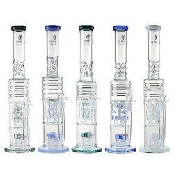 21.5" High Point Glass Multi Pinch Perc Water Pipe [WPA-234]