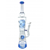 High Point Glass - 19" Donut & Fab Egg Multi Perc Water Pipe Rig - [WPA93]