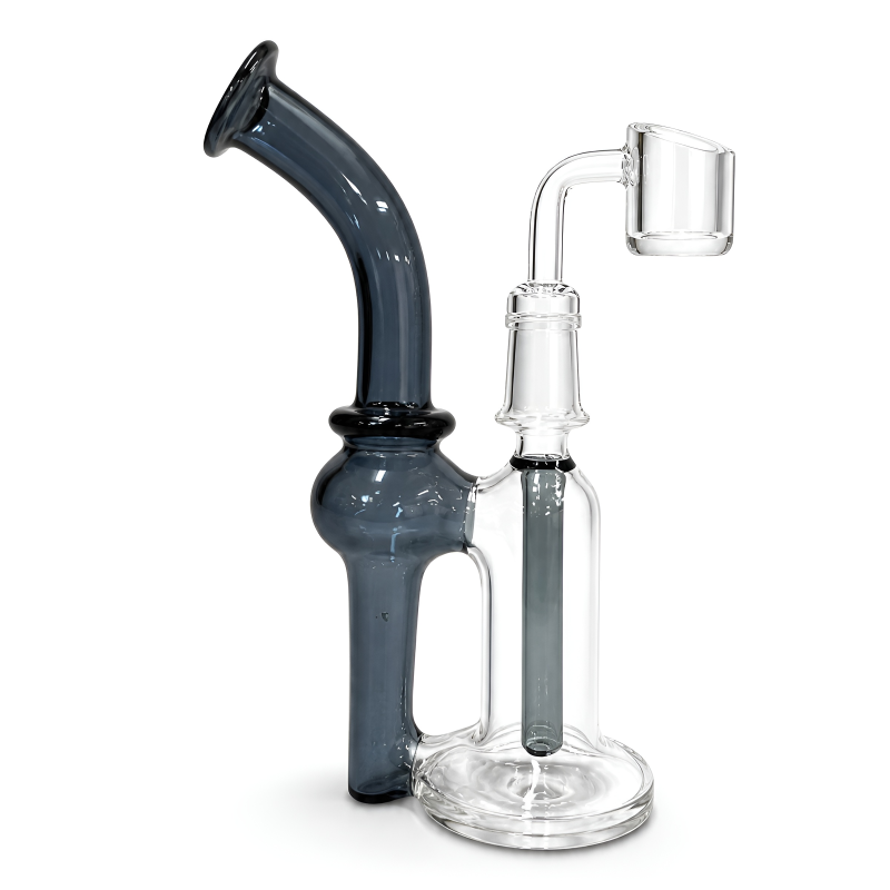 6" Color Stem Recycler Dab Rig 