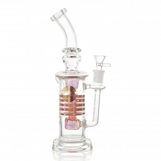 On Point Glass - 11" Multi Disk Incycler / Recycler Combo Water Pipe