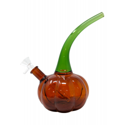 8.7" Pumpkin Glass Water Pipe [JD158]