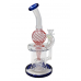 9" Color Swirl Ball Recycler Water Pipe [JD699]
