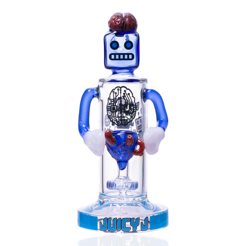 Juicy J 8.5" AI Robot Approved For Heavy Clouds Water Pipe