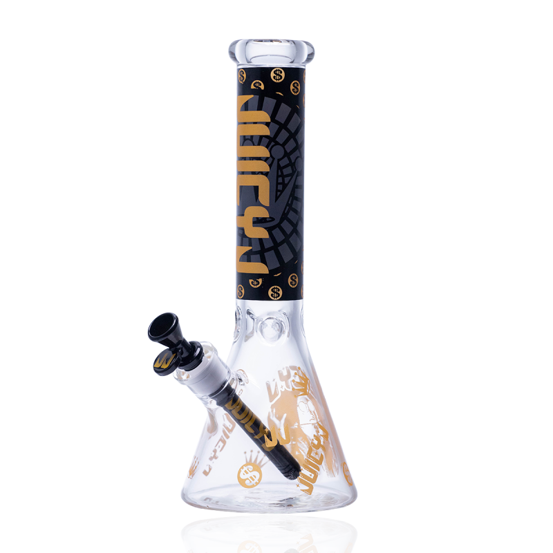 Juicy J 14" Juicy Money Themed Glass Water Pipe