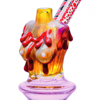 Juicy J - 13" Dripping Honey Splash Water Pipe - [JJ-354]