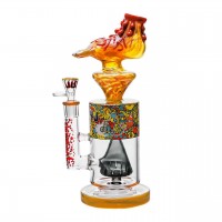 Juicy J - 12" Colorful, Quirky, Foot-Shaped Glass Water Pipe - [JJ-355]