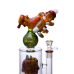 Juicy J 10.5 Inch Alien Caterpillar Trapped In Science Glass Water Pipe [JJ-361]