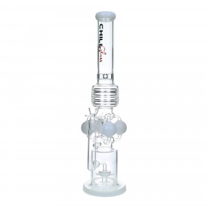 Chill Glass - 21" Quad Color Ball Arm Recycler Water Pipe 18Female [JLA-123]