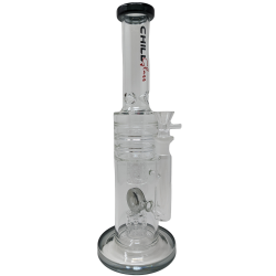 Chill Glass -16" Color Trim Multi Perc Water Pipe - 18Female [JLA-160]