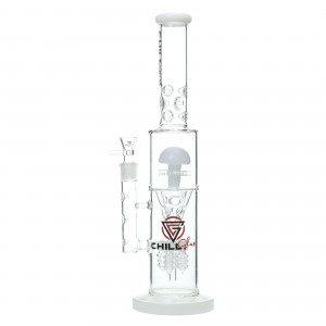 Chill Glass - 19.29" Multi Perc Straight Water Pipe [JLA-72]