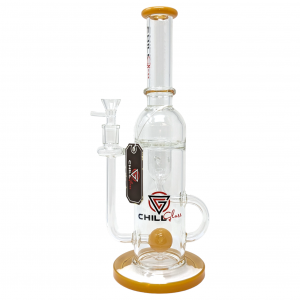 14" Chill Glass Astroid Perc Recycler Water Pipe [JLB-129]
