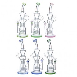 13" Chill Glass Recycler Water Pipe [JLB-201]